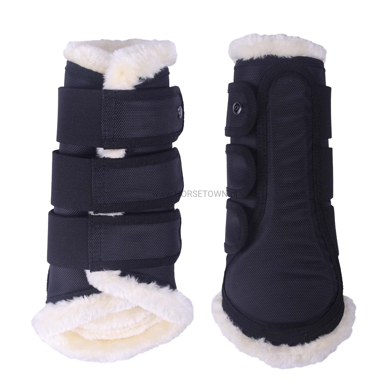 QHP CAVESSON LEATHER Black | De Kroo Equestrian