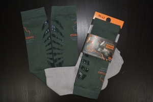 COMODO podkolanówki Jeździeckie Techniczne z SILIKONEM zielone