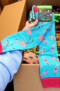 Podkolanówki jeździeckie FLAMINGI turkus - Comodo 