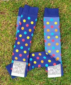 Podkolanówki jeździeckie KROPKI- Comodo 