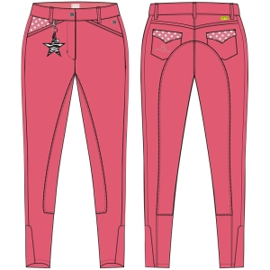 Imperial Riding bryczesy młodzieżowe Star Edition Standard Calypso Coral