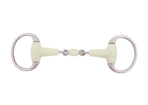 Wędzidło podwójnie łamane oliwkowe smakowe BR 