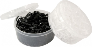 Silikonowe gumki do grzywy w pudełku York