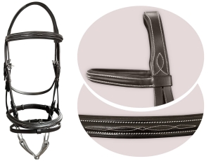 Ogłowie York Miya II czarne