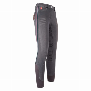 Imperial Riding Bryczesy jeździeckie IRHDenim FullGrip denim grey