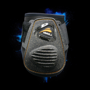 Ochraniacze tylne Equick eLIGHT Glitter CZARNE