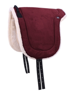 QHP Pad do jazdy na oklep Burgundy