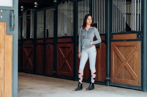 Horze Nicki młodzieżowe techniczne legginsy jeździeckie PBG