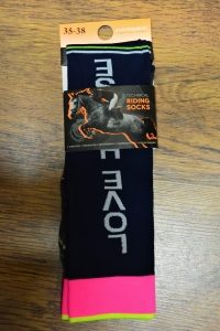 COMODO PODKOLANÓWKI JEŹDZIECKIE TECHNICZNE LOVE HORSE neon róż