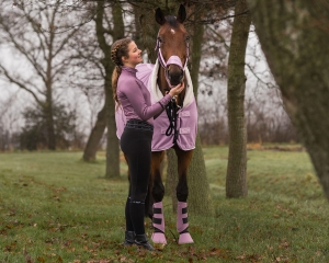 QHP Legginsy damskie Karley leg grip Black 