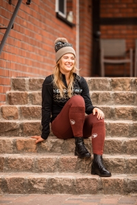 HORZE Czapka zimowa Emily bl/dtbe