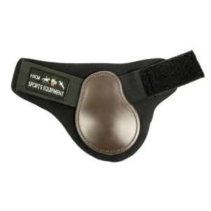 HKM Ochraniacze Softopren na tylne nogi ciemny brąz/czarny