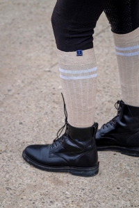 Equitheme podkolanówki jeździeckie SELDANA taupe