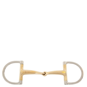 Wędzidło pojedynczo łamane BR "Soft Contact" 16 mm D ring