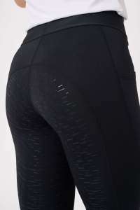 Horze Maia Legginsy jeździeckie z pełnym lejem Anthracite Dark Grey