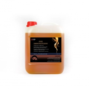 NUBA  Olej Lniany 5l - Zimnotłoczone Oleje Dla Koni 