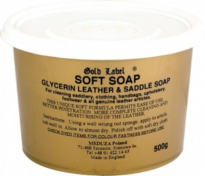 Saddle Soap Gold Label mydło do skór 500g