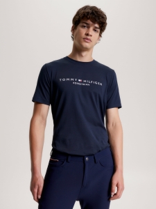 Tommy Hilfiger Equestrian Koszulka męska WILLIAMSBURG KURZARM-GRAFIK-T-SHIRT DESERT SKY
