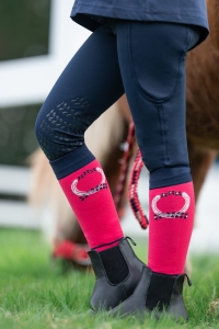 HKM Podkolanówki dziecięce Aymee pink