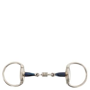Wędzidło BR podwójnie łamane Eggbutt Snaffle Sweet Iron 16 mm 