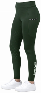 SPOOKS Legginsy damskie Emalia Full Grip dark forest