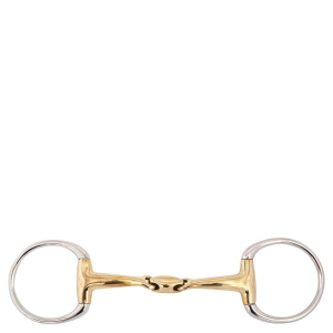 Wędzidło BR podwójnie łamane Eggbutt Snaffle Soft Contact 16 mm