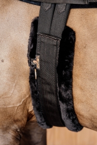 Kentucky Kentucky popręg z futrem black/black