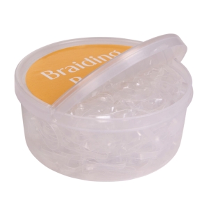 QHP Gumeczki do grzywy BOX Transparent