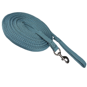 Lonża York Stripe turkusowa