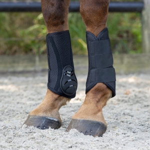 QHP Ochraniacze kontaktowe Air Mesh black