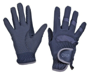 Rękawiczki QHP multi hexagon navy