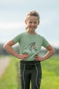 HKM Koszulka młodzieżowa Grace jade green