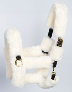 Harry's Horse Zestaw futerek na kantar Furry Cream