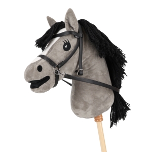QHP Ogłowie bezwędzidłowe dla Hobby Horse black
