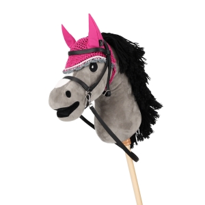 QHP Nauszniki dla Hobby Horse Fuchsia