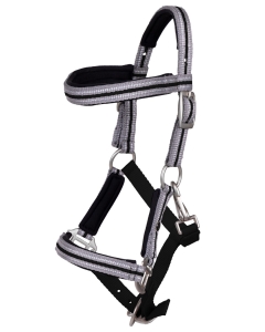 QHP Kantar źrebięcy z naczółkiem Flore BLACK SHETTY foal 