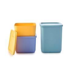 TUPPERWARE Zestaw Cubik ( 650 ml + 1 l + 1,8 l)