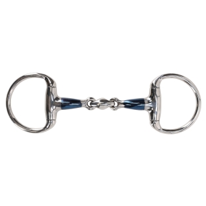 QHP Wędzidło Eggbutt podwójnie łamane Sweet iron anatomical   