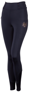 Harry's Horse Legginsy damskie Equitights Classic Tansy Full grip Blueberry 