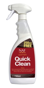 NAF Leather Quick Clean Spray +250ml GRATIS  - spray do pielęgnacji wyrobów skórzanych 