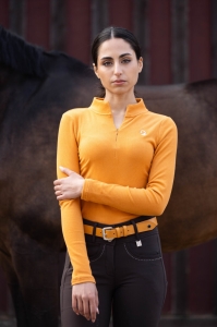 HKM Bluza techniczna termiczna Lauria Garrelli Arezzo Soft Mustard 