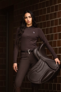 HKM Bluza techniczna termiczna Lauria Garrelli Arezzo Soft Dark brown