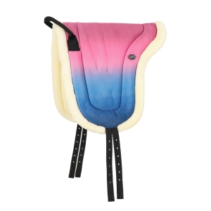 QHP Pad do jazdy na oklep Rosalynn Pink/Blue