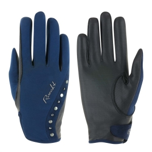Rękawiczki jeździeckie zimowe Roeckl Jardy Dress Blue