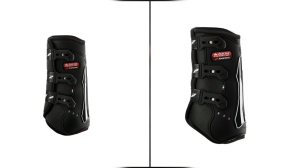 Zandona Ochraniacze ujeżdżeniowe przód+tył King carbon air Black