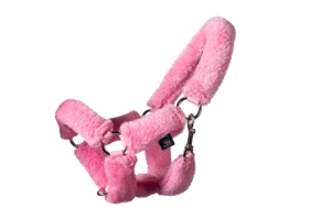 Kantar z futerkiem HKM Hobby Horsing pink