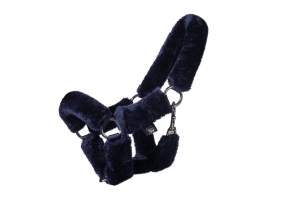 Kantar z futerkiem HKM Hobby Horsing navy