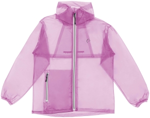 Equitheme Kurtka przeciwdeszczowa transparentna Saigon pink