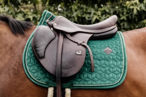 KENTUCKY Czaprak skokowy Velvet DARK GREEN 