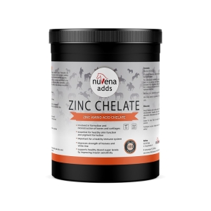 NuVena - Zinc Chelate 550g - cynk dla koni, chelat aminokwasowy